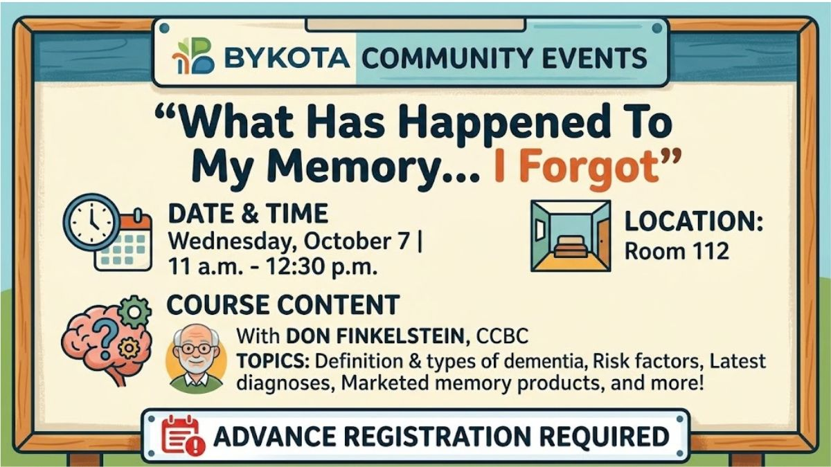 What Has Happened to My Memory . . . I Forgot